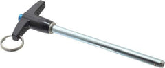 Gibraltar - 1/4" Diam, 3-1/2" Usable Length, T Handle, Quick Release Pin - Grade 4130 Steel, Zinc-Plated Finish - Apex Tool & Supply