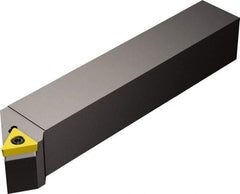 Sandvik Coromant - STTC, Right Hand Cut, 30° Lead Angle, 25mm Shank Height x 25mm Shank Width, Neutral Rake Indexable Turning Toolholder - 150mm OAL, TCMT 16 T3 08 Insert Compatibility, Series CoroTurn 107 - Apex Tool & Supply