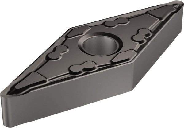 Sandvik Coromant - VNMG332 MF Grade 1105 Carbide Turning Insert - TiAlN Finish, 35° Diamond, 3/8" Inscr Circle, 3/16" Thick, 1/32" Corner Radius - Apex Tool & Supply