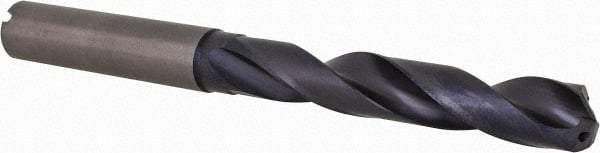 Guhring - 10.5mm 140° Solid Carbide Jobber Drill - nano-A Finish, Right Hand Cut, Spiral Flute, Straight Shank, 118mm OAL, VA Point - Apex Tool & Supply
