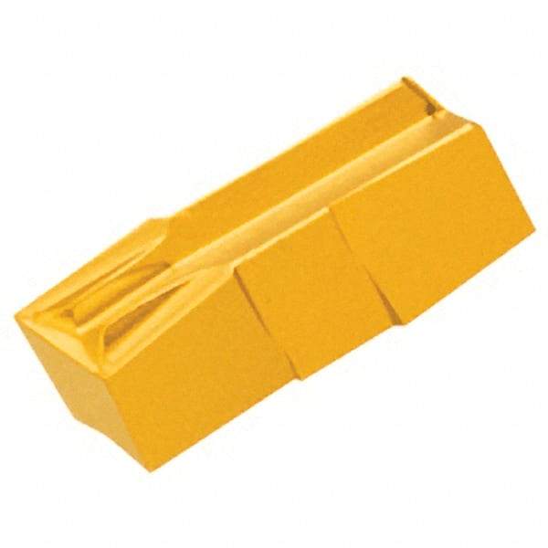 Iscar - 635055GIF Grade IC808, 6.35mm Cutting Width Carbide Grooving Insert - 13mm Max Depth of Cut, Neutral, 0.55mm Corner Radius, TiAlN Finish - Apex Tool & Supply