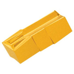 Iscar - 635055GIF Grade IC808, 6.35mm Cutting Width Carbide Grooving Insert - 13mm Max Depth of Cut, Neutral, 0.55mm Corner Radius, TiAlN Finish - Apex Tool & Supply