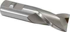 Hertel - 15/16", 1-1/2" LOC, 7/8" Shank Diam, 3-3/4" OAL, 2 Flute, High Speed Steel Square End Mill - Single End, Uncoated, Centercutting - Apex Tool & Supply