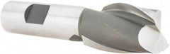 Hertel - 1", 1-1/2" LOC, 3/4" Shank Diam, 3-3/4" OAL, 2 Flute, High Speed Steel Square End Mill - Single End, Uncoated, Spiral Flute, 30° Helix, Centercutting, Right Hand Cut, Right Hand Flute - Apex Tool & Supply