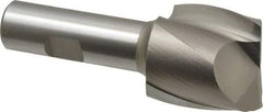 Hertel - 1-1/2", 1-1/2" LOC, 3/4" Shank Diam, 3-7/8" OAL, 2 Flute, High Speed Steel Square End Mill - Single End, Uncoated, Spiral Flute, 30° Helix, Centercutting, Right Hand Cut, Right Hand Flute - Apex Tool & Supply
