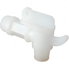Vestil - 3/4" NPT Polyethylene Adjustable Drum Faucet - 4" Long Extension - Apex Tool & Supply