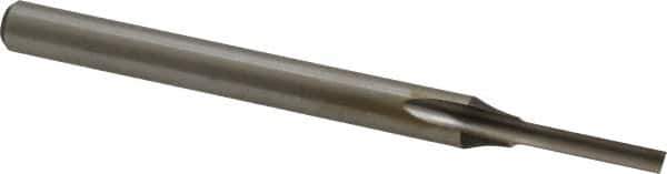 Onsrud - 1/8" Diam, 1/4" Shank Diam, 5/8" Length of Cut, 1 Flute Single Edge Straight Router Bit - 3-1/4" Overall Length, Right Hand Cut, High Speed Steel - Apex Tool & Supply