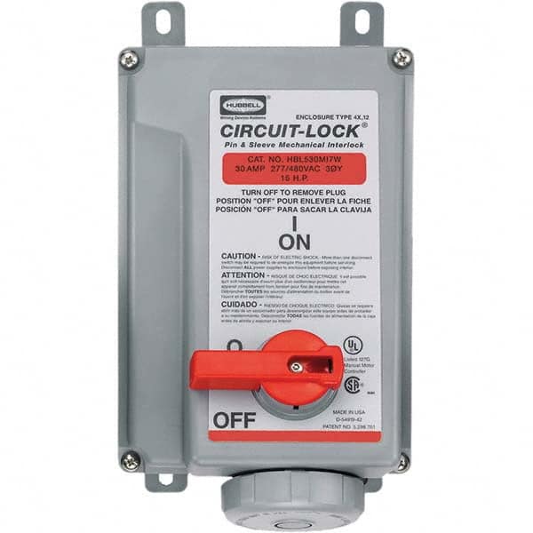 Hubbell Wiring Device-Kellems - Pin & Sleeve Receptacles Receptacle/Part Type: Interlock Pin Configuration: 5 - Apex Tool & Supply