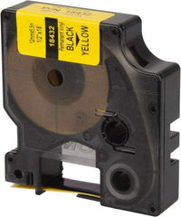 Dymo - 216" Long, Yellow Vinyl Tape - For Rhino 3000, RHINO 4200, 5000, 5200, 6000, 6500 - Apex Tool & Supply