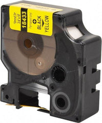 Dymo - 216" Long, Yellow Vinyl Tape - For RHINO 4200, RHINO 5000, 5200, 6000, 6500 - Apex Tool & Supply