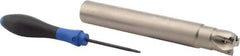 Seco - 1" Cut Diam, 0.27" Max Depth, 1" Shank Diam, Cylindrical Shank Indexable High-Feed End Mill - Screw Holding Method, R217.21 Toolholder, Through Coolant - Apex Tool & Supply