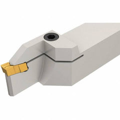 Iscar - External Thread, 2.36" Max Depth of Cut, 6mm Min Groove Width, 140mm OAL, Right Hand Indexable Grooving Cutoff Toolholder - 25mm Shank Height x 25mm Shank Width, GI../TIP.. Insert Style, GHG Toolholder Style, Series Cut Grip - Apex Tool & Supply