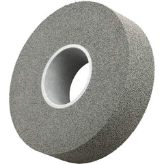 3M - 12" Diam, 1/2" Face Width, 5" Center Hole, Medium Grade, Silicon Carbide Deburring Wheel - Convolute, Density 8 Grade - Apex Tool & Supply