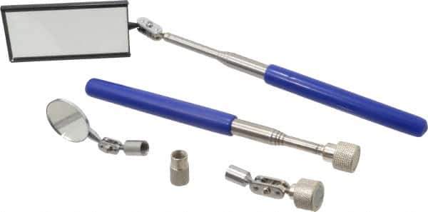 Value Collection - 6 Piece, Mirror & Magnet Set - For Use with Accessing Tight Areas - Apex Tool & Supply