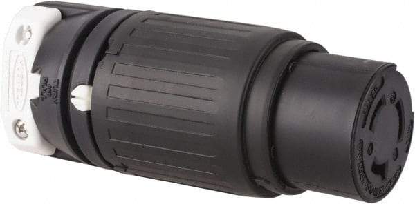 Hubbell Wiring Device-Kellems - 250 VDC, 600 VAC, 50 Amp, NonNEMA Configuration, Industrial Grade, Self Grounding Connector - 1 Phase, 2 Poles, IP20, 0.83 to 1-1/4 Inch Cord Diameter - Apex Tool & Supply