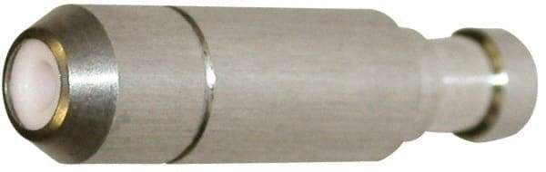 Global EDM - 0.0945 Inch Diameter EDM Tube Guide - Ceramic Insert and Steel, 0.2362 Inch Shank Diameter, Compatible with Asian High Speed Hole Driller - Apex Tool & Supply