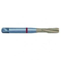 7/8-9 2B 5-Flute PM Cobalt Red Ring Semi-Bottoming 15 degree Spiral Flute Tap-TiN - Apex Tool & Supply