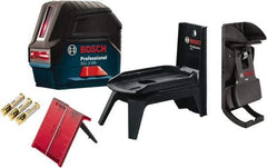 Bosch - 3 Beam 65' Max Range Self Leveling Combination Laser - ±1/8 at 33' (Laser lines) Accuracy, Battery Included - Apex Tool & Supply