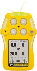 BW Technologies by Honeywell - Visual, Vibration & Audible Alarm, LCD Display, Multi-Gas Detector - Monitors LEL, Oxygen & Carbon Monoxide, -20 to 50°C Working Temp - Apex Tool & Supply