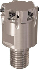 Seco - 40mm Cut Diam, 8mm Max Depth of Cut, 40mm OAL, Indexable Square Shoulder Slot Milling End Mill - M20 Modular Connection, 90° Lead Angle, Through Coolant, Series R217.94 - Apex Tool & Supply