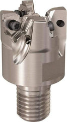 Seco - 40mm Cut Diam, 7mm Max Depth of Cut, 40mm OAL, Indexable Square Shoulder Slot Milling End Mill - M20 Modular Connection, 90° Lead Angle, Through Coolant, Series R217.96 - Apex Tool & Supply