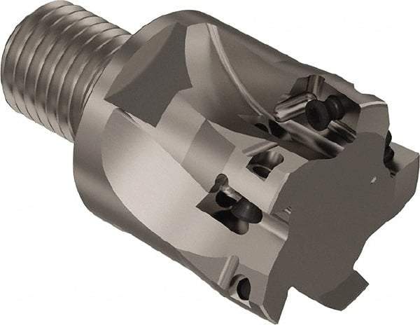 Seco - 40mm Cut Diam, 11mm Max Depth of Cut, 40mm OAL, Indexable Square Shoulder Slot Milling End Mill - M20 Modular Connection, 90° Lead Angle, Through Coolant, Series R217.69 - Apex Tool & Supply