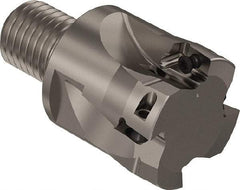 Seco - 40mm Cut Diam, 11mm Max Depth of Cut, 40mm OAL, Indexable Square Shoulder Slot Milling End Mill - M20 Modular Connection, 90° Lead Angle, Through Coolant, Series R217.69 - Apex Tool & Supply