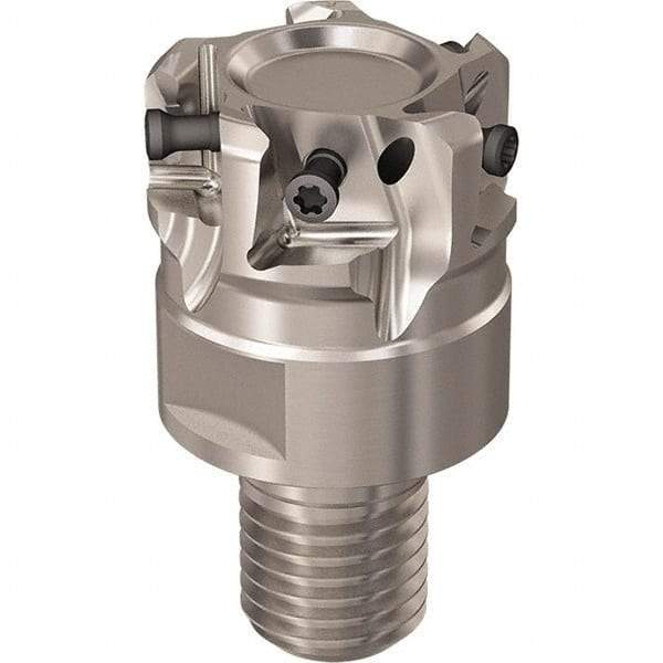 Seco - 40mm Cut Diam, 12mm Max Depth of Cut, 40mm OAL, Indexable Square Shoulder Slot Milling End Mill - M20 Modular Connection, 90° Lead Angle, Through Coolant, Series R217.94 - Apex Tool & Supply