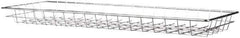 Marlin Steel Wire Products - 9" Deep, Rectangular Steel Wire Basket - 25.078" Wide x 2" High - Apex Tool & Supply