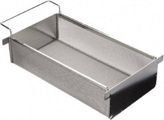 Marlin Steel Wire Products - 19.64" Deep, Rectangular Stainless Steel Mesh Basket - 8-1/4" Wide x 6" High - Apex Tool & Supply