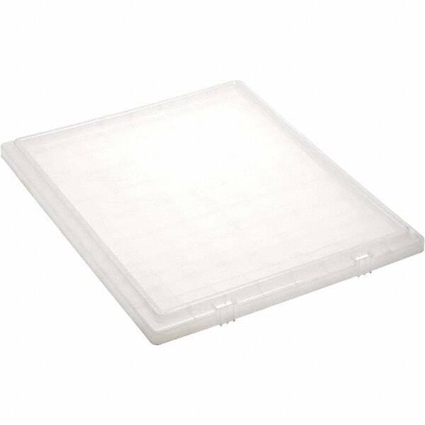 Quantum Storage - Tote & Storage Container Lids Width (Decimal Inch): 4.0 Length (Decimal Inch): 20.5 - Apex Tool & Supply