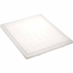 Quantum Storage - Tote & Storage Container Lids Width (Decimal Inch): 4.0 Length (Decimal Inch): 20.5 - Apex Tool & Supply