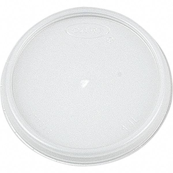DART - Plastic Lids, 4 oz Cups - Translucent - Apex Tool & Supply