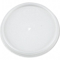 DART - Plastic Lids, 4 oz Cups - Translucent - Apex Tool & Supply