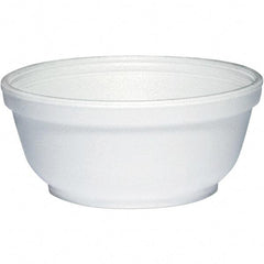 DART - Foam Dinnerware, Bowl, 8 oz - White - Apex Tool & Supply