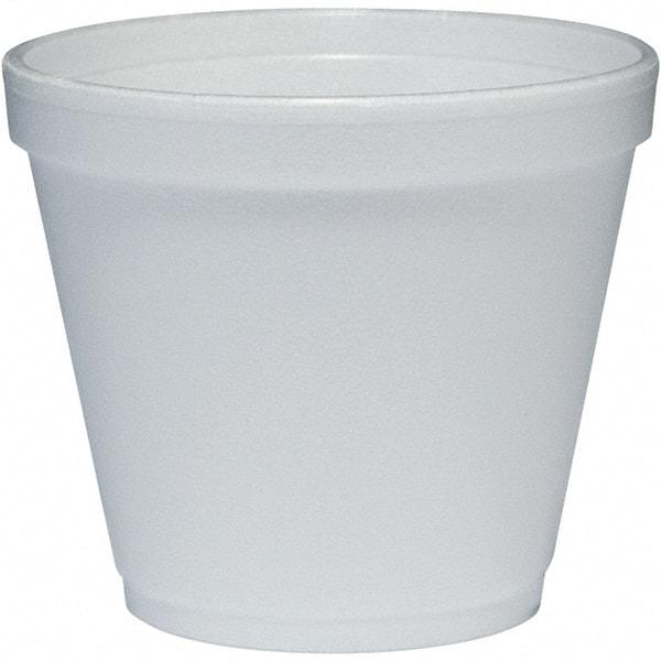 DART - Foam Food Containers, Foam, 8 oz - White - Apex Tool & Supply