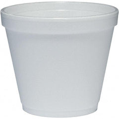 DART - Foam Food Containers, Foam, 8 oz - White - Apex Tool & Supply