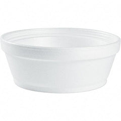 DART - Foam Food Containers, Foam, 8 oz - White - Apex Tool & Supply