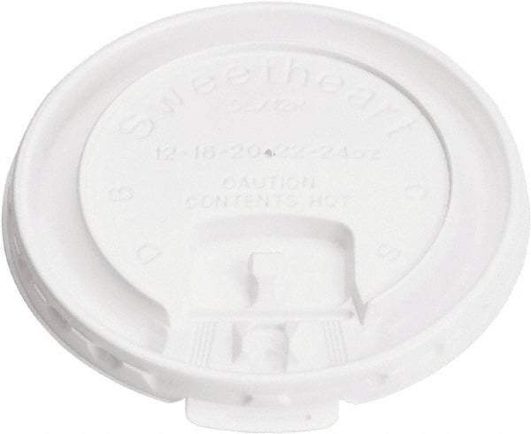 Solo - Cup Lids for 10 oz Cups - White - Apex Tool & Supply