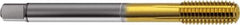 Guhring - M16x2.00 Metric 6HX D13/D14 Thread Limit Semi-Bottoming Thread Forming Tap - Cobalt, TiN Finish, 110mm OAL, Right Hand Thread, Series 923 - Apex Tool & Supply