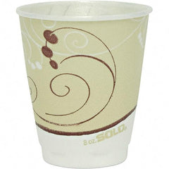 Solo - 8 oz Foam Hot/Cold Drink Cups - Tan - Apex Tool & Supply