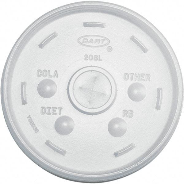 DART - Cold Cup Lids, 32 oz Cups - Translucent - Apex Tool & Supply