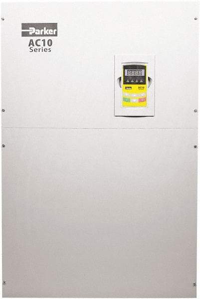 Parker - Three Phase, 460 Volt, 225 hp, Variable Frequency Drive - 20.32" Wide x 12.83" Deep x 30" High, IP20 - Apex Tool & Supply