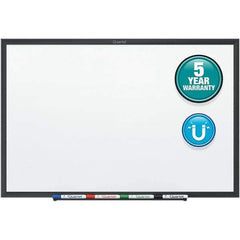 Quartet - 18" High x 24" Wide Magnetic Dry Erase Board - Steel, Includes Dry-Erase Marker & Mounting Kit - Apex Tool & Supply