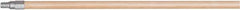Harper Brush - 60 x 15/16" Wood Squeegee Handle - Threaded Connection, Tan - Apex Tool & Supply