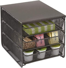 Safco - Coffee Pod Organizer - Hospitality Organizer, Black - Apex Tool & Supply