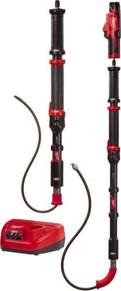 Milwaukee Tool - 12V Lithium-Ion Battery Battery Drain Cleaning Machine - For 1-1/4" to 4" Pipe, 6' Cable - Apex Tool & Supply