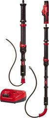 Milwaukee Tool - 12V Lithium-Ion Battery Battery Drain Cleaning Machine - For 1-1/4" to 4" Pipe, 6' Cable - Apex Tool & Supply