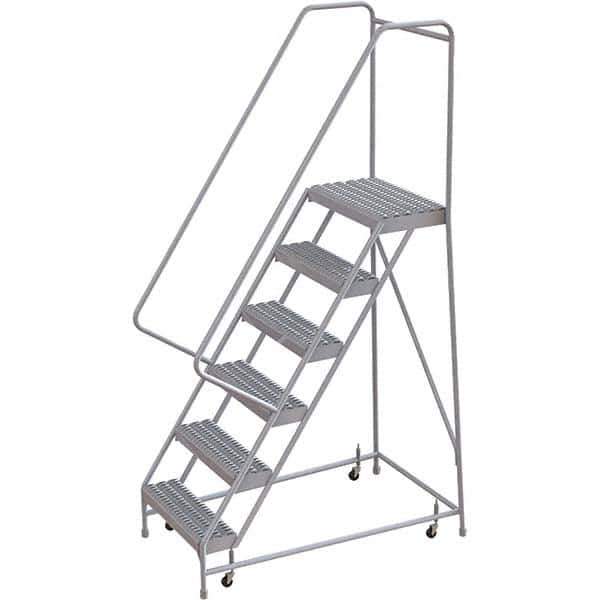 TRI-ARC - Rolling & Wall Mounted Ladders & Platforms Type: Rolling Warehouse Ladder Style: Rolling Safety Ladder - Apex Tool & Supply