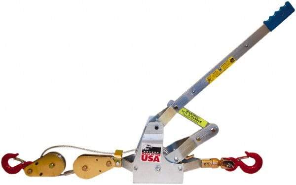 Maasdam - 8,000 Lb Lifting Capacity, 6' Lift Height, Puller Hoist - Made from Chain - Apex Tool & Supply
